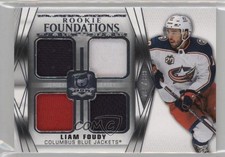 2020-21 Upper Deck The Cup Foundations Quad Jersey 76/99 Liam Foudy #F-LF 0c3