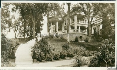 1931 Expansive Portico Curving Steps Of Humphreys Home Architecture Photo 5x7