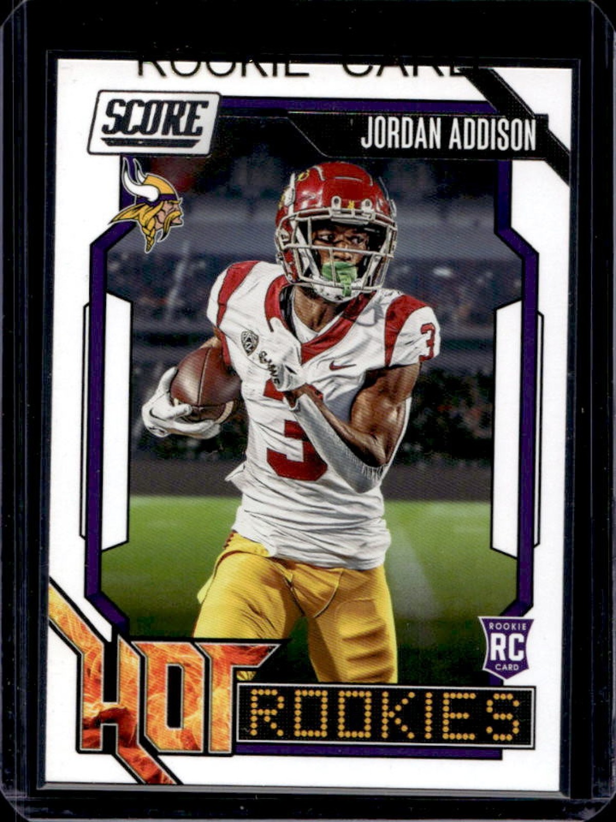 Jordan Addison Panini Score Hot Rookies #8 Base