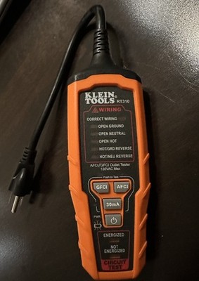 Klein Tools RT310 Electric Circuit Testing Device for AFCI GFCI Wiring Faults