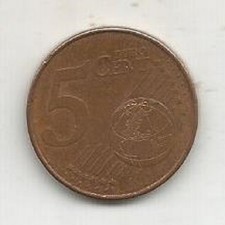 SPAIN 5 EURO CENT 2018 M