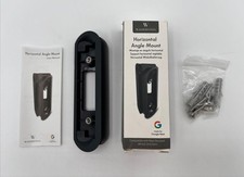 Wasserstein Horizontal Adjustable Angle Mount for Nest Doorbell Wired,2nd Gen