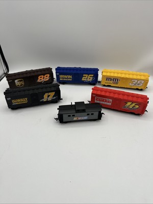 6 Car Set Life-Like Racing Rails NASCAR