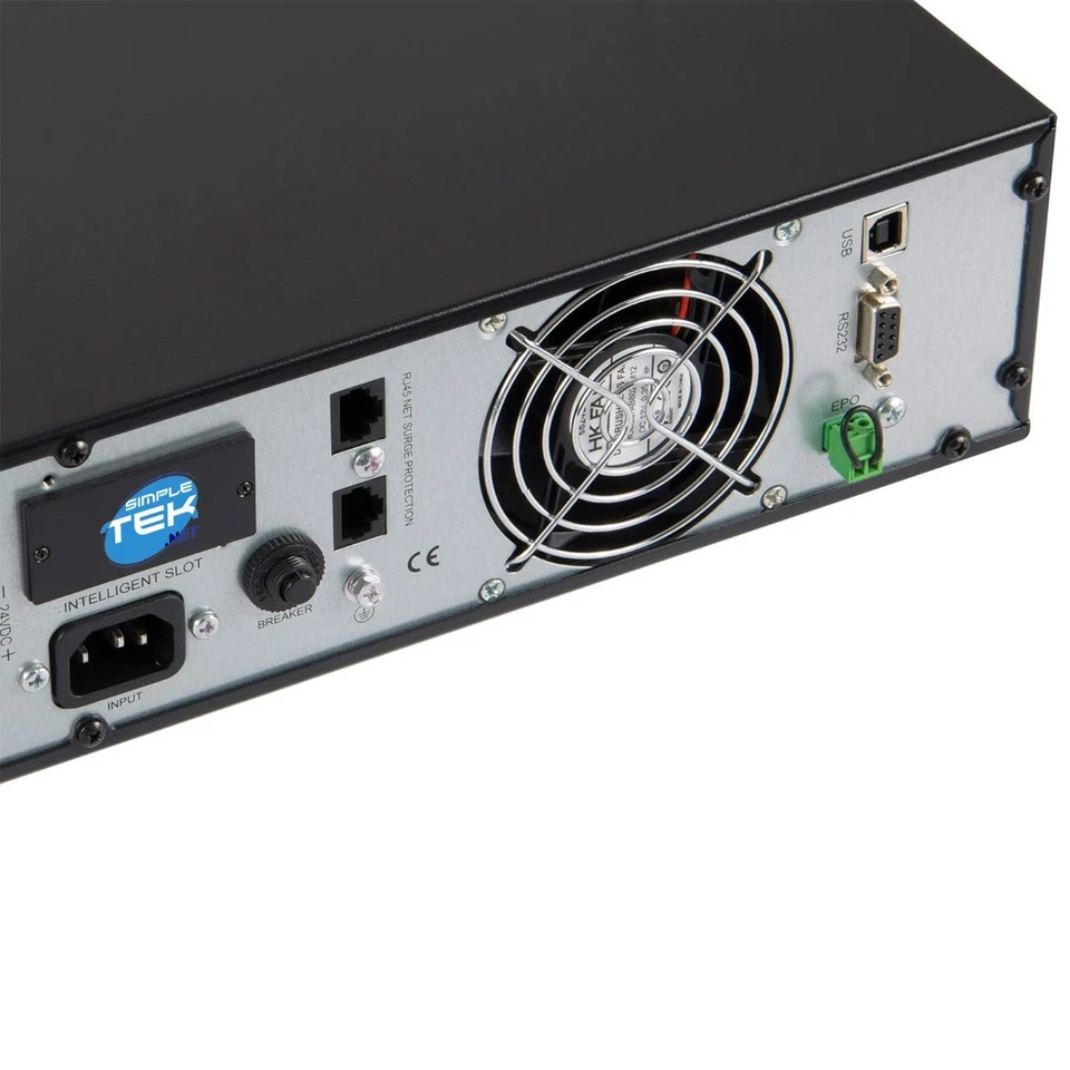 Ups Rackmount 1000VA 900W Mit 6 Steckdosen IEC USB RS232 Online Bildschirm Rack - Bild 4 von 4