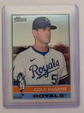 2025 Topps Heritage - Cole Ragans #187 Chrome
