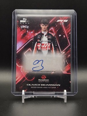 Topps Lights Out 2025 Formula 1 F1 Ollie Bearman Nero Autograph Red /5 Rookie RC