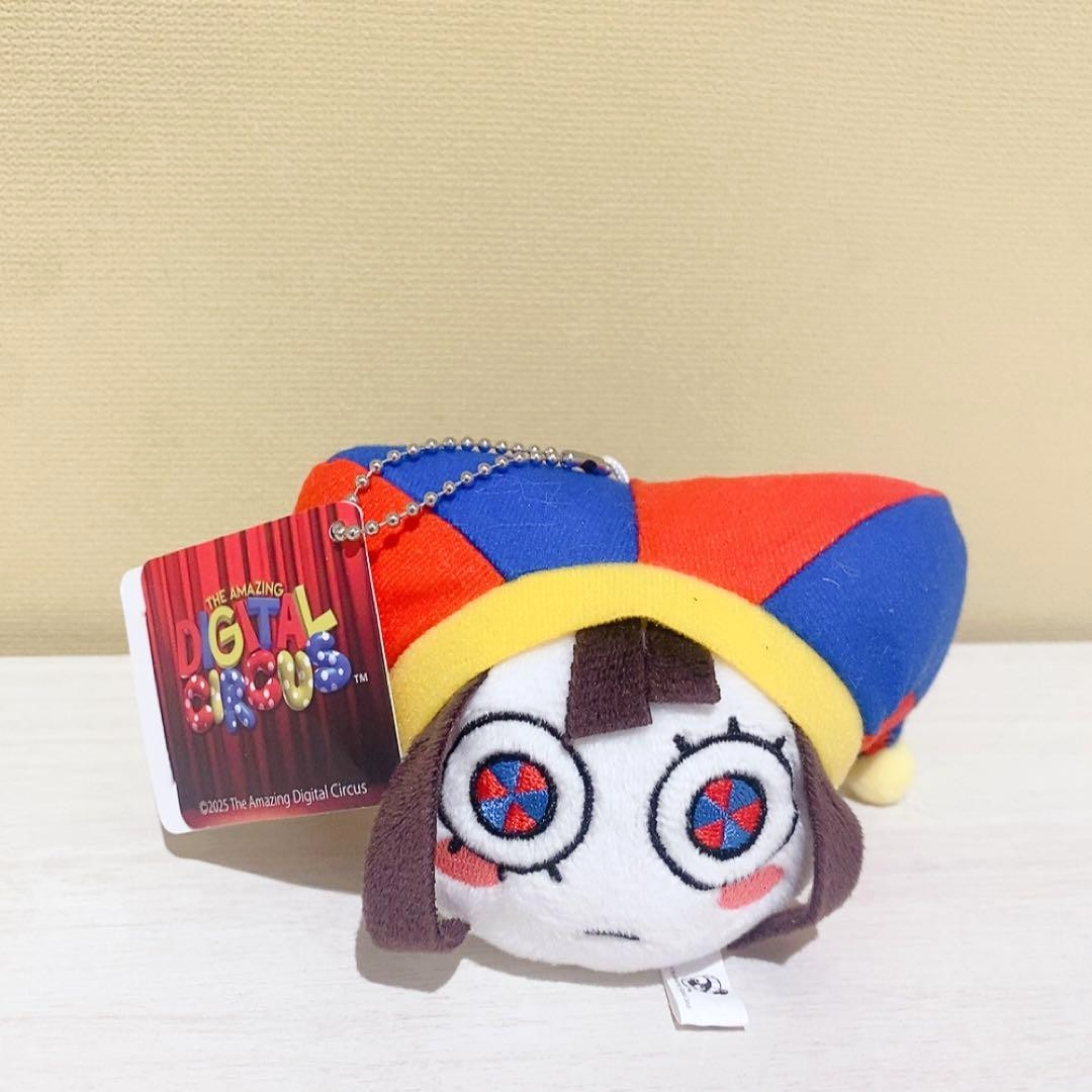 Peluche Porte-carte The Amazing Digital Circus, Personnage Pomni, Japon 2025 Neuf