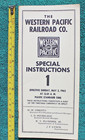 1965 Western Pacific Railroad Special Instructions Employee Timetable WP Railway — photo 1