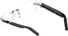 Smart Glasses Rimless Smartglasses with Bluetooth Speaker,Remote Control Photo T