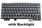 Oirg Backlit Hungarian Keyboard for Lenovo ThinkPad X1 Carbon Gen 12 QWERTZ Gray