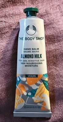The Body Shop ''Almond Milk'' Hand Balm  Handbalsam Für Trockene Haut 30 ml  Neu!