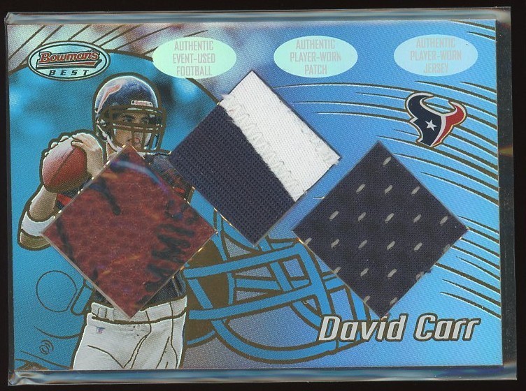 David Carr Bowman's Best #91 Jersey/Patch-Gold
