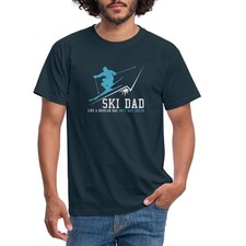 Ski Dad - Wie Ein Regulärer Vater, Nur Viel Cooler Männer T-Shirt