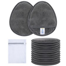 SINLAND Reusable Makeup Remover Pads For Face,Eye,Lips Microfiber Gentle Faci...