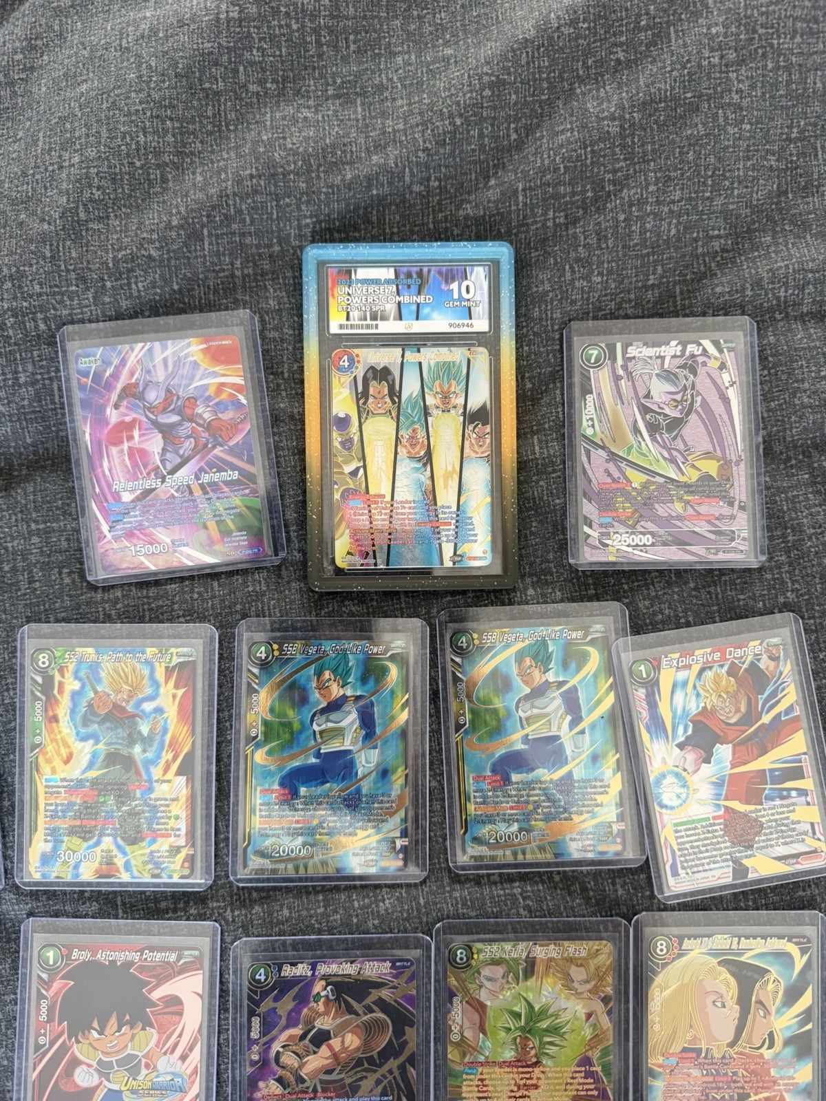 Dragonball Z TCG Collection/Job Lot/Bundle Rare Cards Plus Ace 10 Graded Card view 2