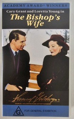 The Bishop's Wife VHS Video Cassette Tape Carry Grant Loretta Young Free Postage