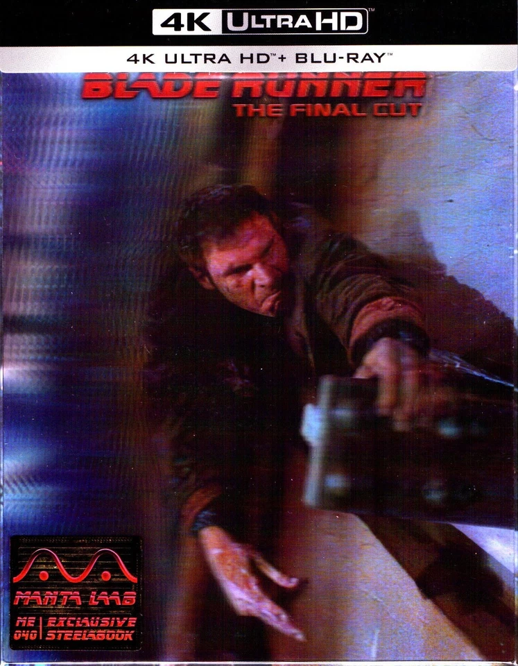 Blade Runner 4K Lenticular SteelBook UHD Blu-ray MANTA LAB [1982] Ship Next Day - Image 2 of 4