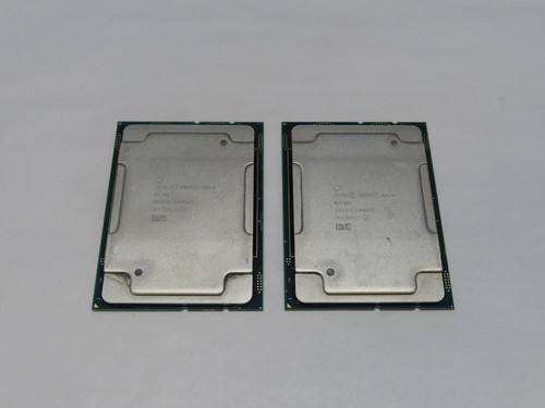 LOT OF 2X INTEL XEON GOLD 6248R SRGZG DOES NOT BOOT PHYSICALLY GOOD CONDITION - Picture 1 of 5