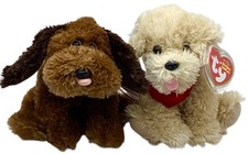Biscuit and Gravy Bob Evan’s Exclusive TY Beanie Baby Dog Set