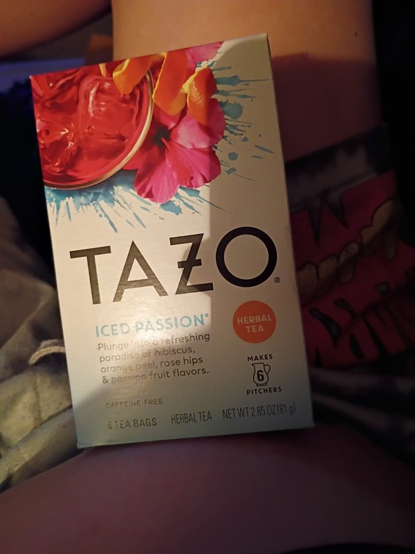 Tazo Iced Passion Herbal Tea Bags X6