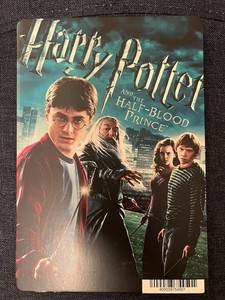 Harry Potter BLOCKBUSTER DVD BACKER CARD ONLY 5.5"X8"