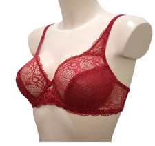 Triumph BH Größe 100D UVP 64,00€ O - Light Paonette T W rot BHs mit Bügel 100 D