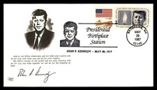 Mayfairstamps US 1987 John F Kennedy and Quote Cover aax_68373