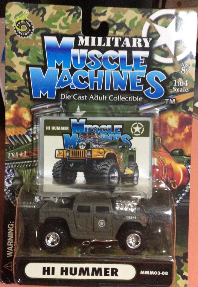Muscle Machines H1 Hummer  -- GREEN  - BLOWER - - Image 2 of 2