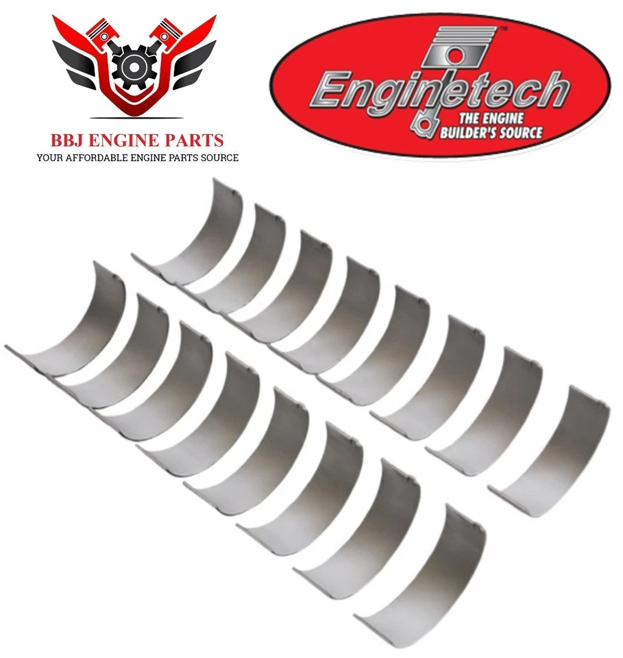 Rodamientos principales y de leva Enginetech para Chrysler 5.7 5.7L 6.1 6.1L Hemi 03 - 08 Foto 3 de 4