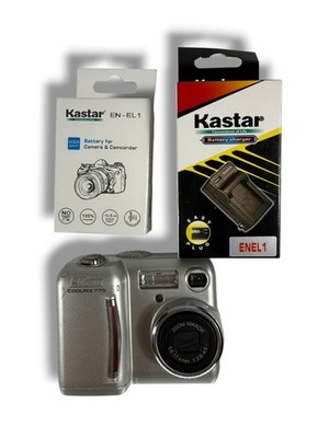 Nikon Coolpix 775 Digicam, Retro Digital Camera, Battery, Charger. Tested