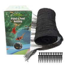 25x50ft Pond Netting for Leaves Leaf Net Cover Pond Net with Small Fine Mesh ...