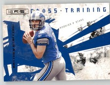 2009 Donruss Rookies and Stars Cross Training Black Matthew Stafford #1 /100