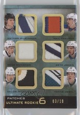 2013 Ultimate Collection 3/10 Nathan MacKinnon Nail Yakupov Seth Jones Patch 0c3