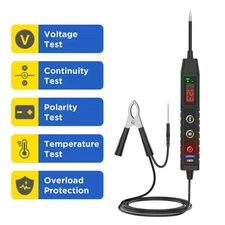 9~30V Digital Automotive Car Power Circuit Tester Electrical System Tester Probe