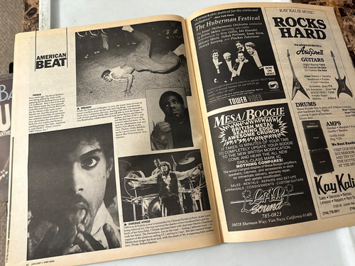 BAM Magazine Jan 1, 1985 #198 Rare - HUEY LEWIS (1984-The Year In Pictures) - Picture 9 of 11