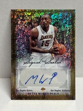 2025-26 Topps Basketball METTA WORLD PEACE Signed and Sealed! AutoGOLD /50 LAKER
