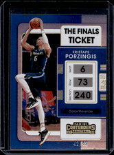 2021-22 Panini Contenders - Kristaps Porzingis #38 The Finals Ticket /49