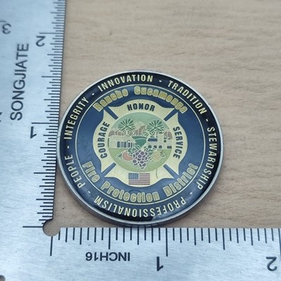 Rancho Cucamonga Fire Protection District Challenge Coin
