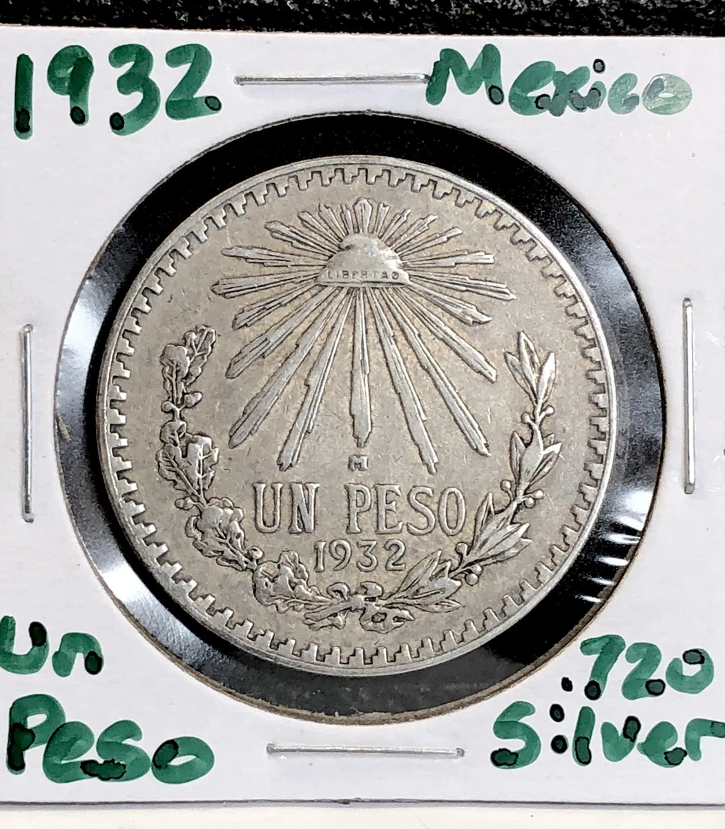 25+ 1 Peso 1932 Year Silver Mexican Coins (1905-Now) for sale