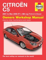 Citroen C5 Petrol & Diesel (01 - Mar 08) Haynes Repair Manual Haynes Publishing