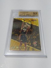 1999-00 TOPPS BOWMAN'S BEST ATOMIC REFRACTOR 49 P.J. BROWN/100 BGS9.5 POP1 HEATS