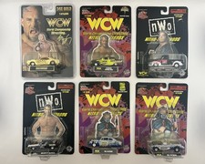 Racing Champions Wcw Nwo 6-car Lot Goldberg Jericho Hart Hall Glacier X2 Sealed