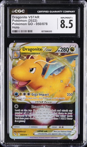 Dragonite VSTAR graded CGC 8.5 for sale on eBay