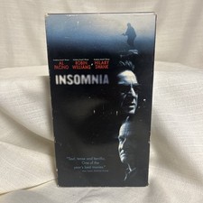 INSOMNIA VHS Warner Home Video Al Pacino Robin Williams Christopher Nolan
