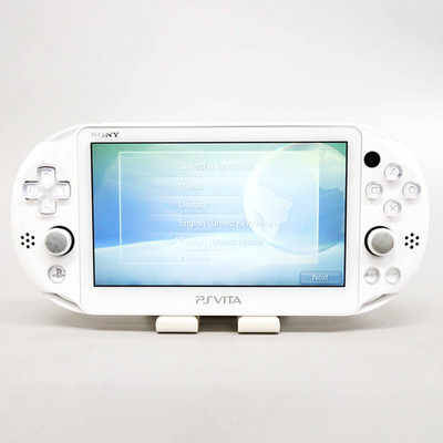 PlayStation®Vita（PCH-2000シリーズ） Wi-Fiモデル… Sony Playstation PS Vita White PCH-2000 ZA12 Wi-Fi Model Console