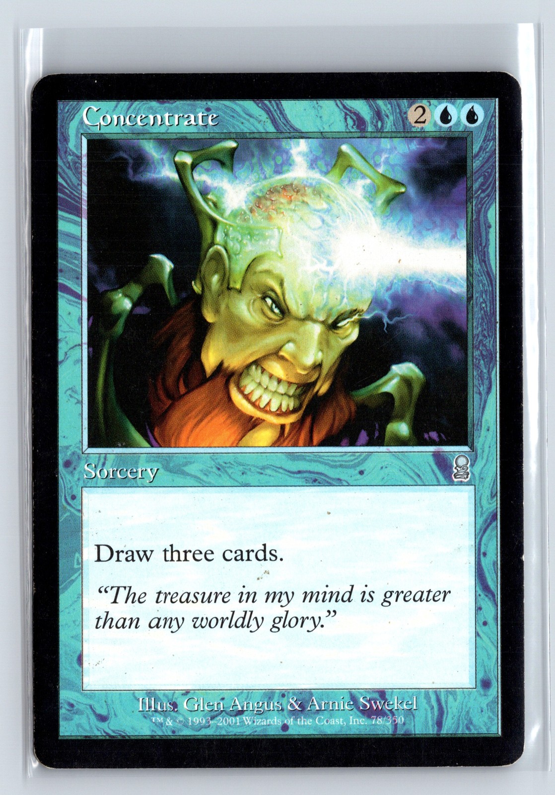 (3x) CONCENTRATE - Odyssey – MTG Magic the Gathering Card - Uncommon