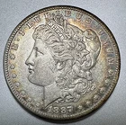1887-S   MORGAN DOLLAR    AU   BETTER DATE  #2253