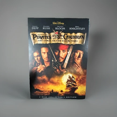 Pirates of the Caribbean: The Curse of the Black Pearl (DVD, 2003) Johnny Depp