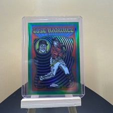 🔥2025 Topps Chrome Jose Ramirez Ultra Violet All Stars Green /99 Case Hit SSP🔥