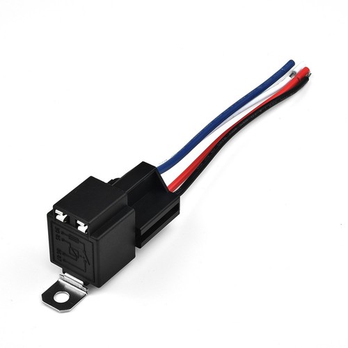 12V Relay 4 Pin With Socket Base/Wires/Fuse Included 30A Amp SPST/ High-Quality - Picture 12 of 15